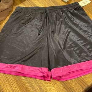 Black and pink shorts loose fit Danskin now